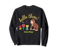 Curious George Hello There Spring Flowers Sweatshirt