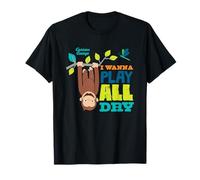 Curious George I Wanna Play All Day T-Shirt