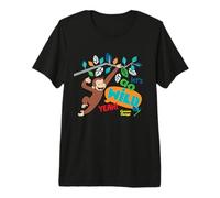 Curious George Lets Go Wild Outdoor Adventure T-Shirt Haut de Gamme
