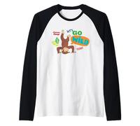 Curious George Lets Go Wild Upside Down Manche Raglan