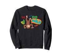 Curious George Lets Go Wild Upside Down Sweatshirt