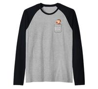 Curious George Peaceful Spring Faux Pocket Manche Raglan