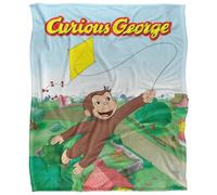 Curious George Plaid Ultra Doux au Toucher Soyeux - 91 x 147 cm