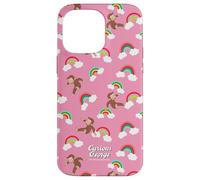 Curious George Rainbow Spring All Over Print Coque pour iPhone 14 Pro Max