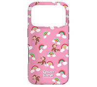 Curious George Rainbow Spring All Over Print Coque pour iPhone 17 Pro