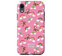 Curious George Rainbow Spring All Over Print Coque pour iPhone XR