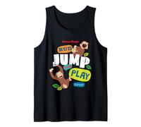 Curious George Run Jump Play Repeat Débardeur