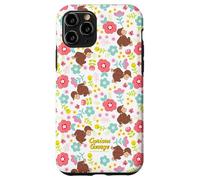 Curious George Spring Floral All Over Print Coque pour iPhone 11 Pro