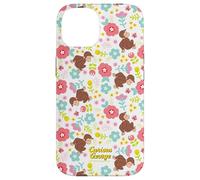 Curious George Spring Floral All Over Print Coque pour iPhone 14
