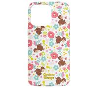 Curious George Spring Floral All Over Print Coque pour iPhone 15 Pro Max