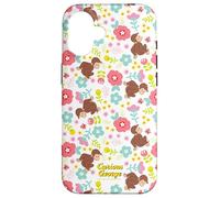 Curious George Spring Floral All Over Print Coque pour iPhone 16