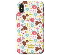 Curious George Spring Floral All Over Print Coque pour iPhone X/XS