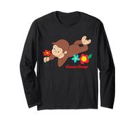 Curious George Spring Flower Fun Manche Longue