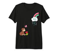 Curious George Spring Happy Raincloud T-Shirt Haut de Gamme