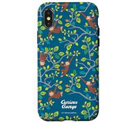 Curious George Spring Tree Climb All Over Print Coque pour iPhone X/XS