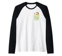 Curious George Springtime Faux Pocket Peek Manche Raglan