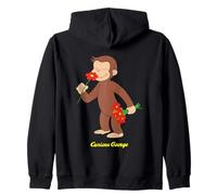 Curious George Stop and Smell The Flowers Sweat à Capuche