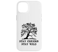 Curious Stay Inspirationa Wild Tree Silhouette Nature Lover Coque pour iPhone 14 Plus