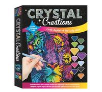 Curious Universe Crystal Creations Kit de tigre néon | Peinture diamant pour adultes | Cadeaux d'art et d'artisanat | Artisanat d'animaux pour adolescents