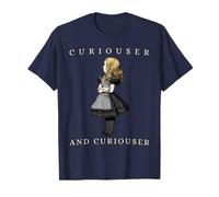 Curiouser and Curiouser Vinage Alice au Pays des Merveilles T-Shirt