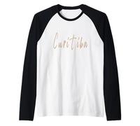 Curitiba Brazil Design Vintage élégant Manche Raglan