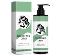 Curl Définition de la crème, lotion hydratante en améliorant les boucles, crème capillaire voluminante pour les femmes, lissage des démêles à la crème de curling, anti-frizz durable (1pc)