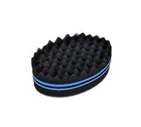 Curl Twist Trous Éponge Big Double Face Peigne Afro Curling Coil Soins Vague Brosse Pour Hommes Garçons Élégant