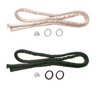 Curler En 2 Pièces, Anneaux De Cheveux Élastiques 4 Pièces, Pinces De Cheveux En 2 Pièces, Style Réutilisable Et Adapté Aux Voyages, Corne Douce Pour Dormir.