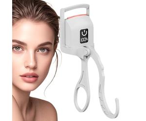 Curler Heated Eyelash Curler, Rechargeable Curler for Hooded Eyes, Digital Power Display, Constant Temperature Control, Automatic Shut-Off For 24 Hour Long-Lasting Curls