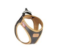 Curli Apple Harnais pour Chien en Cuir Noir/Taille L
