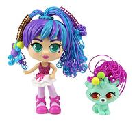 CURLIGIRLS Collectionner-Rosli & Koda-Cheveux Magiques pour des coiffures à l'infini-Cadeau Jouet Fille-Accessoires Inclus-Poupée 15 cm-Animal 6 cm, 82098