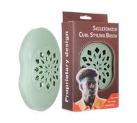 Curling Comb Tool, Twist Styling Device, 3.5x5.6x1 Inch Washable Non Slip Grip, Unisex Hair Brush with Comfort, Africa Curl Gear with Precision, Home Accessories for Women Kids Boys Home Salon Travel