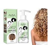 Curling Cream, Curl Defining Styling Soufflé, Moisturizing Curl Activator Cream, CrÈme Cheveux BouclÉs, Gel Coiffant De Fixation Moyenne Pour Les Cheveux Ondulés, Bouclés Et Crépus