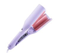 Curling Iron - Iron | Curling Irons Set with Thermal Brush | Fast Heating and a Glove Various Attachments Adjustable Temperature 15-Second Heat-Up Time for Waves