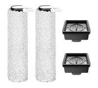 Curlingooㅤㅤ Brosse rouleau de rechange pour aspirateur Xiaomi Truclean W20 humide et sec, accessoires comprenant 2 brosses rouleau et 2 filtres