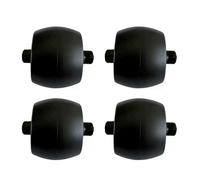 Curlingooㅤㅤ Lot de 4 accessoires de roue avant en caoutchouc compatibles avec ECOVACS DEEBOT X9 Pro Omni/X8 Pro Omni/T80 Omni/T50 Pro Omni/T50 Pro/T30S Pro/T30S