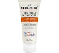 Curlsmith - Double Cream Deep Quencher - Après-shampooing profond hydratant végétalien pour les cheveux ondulés, bouclés ou crépus (59ml)