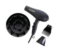 Curlsmith Defrizzion Travel Edition Sèche-Cheveux | Diffuseur XL, Cheveux bouclés et ondulés, Compact, Pliable, Double tension, 15.2 cm diffuser