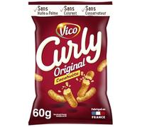 CURLY CACAHUÈTE 60G, VICO CURLY, LOT DE 4