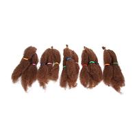 Curly Crochet Hair Bundles Synthetic Braiding Hair Extensions 32cm 12.6in Length Fashionable Wig For Parties Halloween Everyday Life 3 Colors 20 Strips (Numéro de couleur 30)