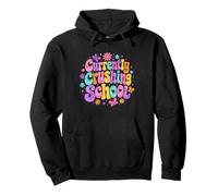 Curly Crushing School Retro Groovy Student Funny Sweat à Capuche