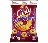 CURLY - Curly Donuts Cacahuete 100G - Lot De 2