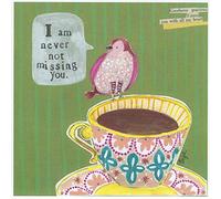 Curly Girl - Carte de vœux - I am never not missing you.