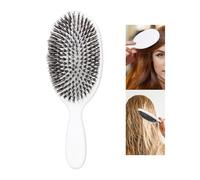 Curly Hair Brush, Boar Bristle Portable Anti-Static, Detangling Brush with Scalp Massage Comb, Styling Brushes with Soft Bristles, Hair Care Tool, Curly Hairs Brushes for Thick Thin Hairs