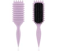 Curly Hair Brush,Curling Brush For Men And Women,Curl Definition Brush For Fixing And Modelling Curls,Reducing Unruly Strands And Curl Separation