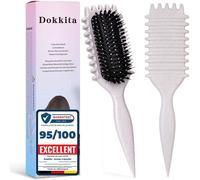 Curly Hair Brush,Define Styling Brush,Curl Definition Brush for Detangling,Combing,Shaping and Defining Curls for Men and Women-Beige