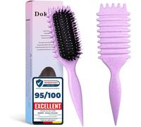 Curly Hair Brush,Define Styling Brush,Curl Definition Brush for Detangling,Combing,Shaping and Defining Curls for Men and Women-Purple