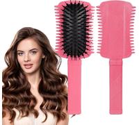 Curly Hair Brush,Detangling Hair Brush Massage Brush for Wet and Dry Hair to Define and Shape Curls,for Women,Men and Children,Red