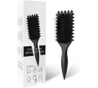 Curly Hair Brush,Styling Brush for Defining Curls,Hair Brush for Combing and Shaping Curls to Reduce Sealing and Improve Curls,Unisex (Black,24cm)