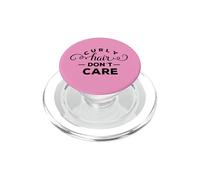 Curly Hair Don't Care Beachy Curls Afro Wavy Coily PopSockets PopGrip pour MagSafe
